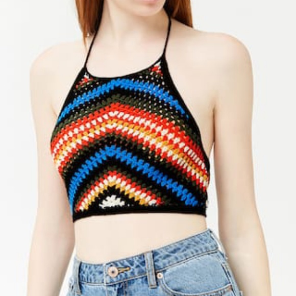 chain halter top forever 21